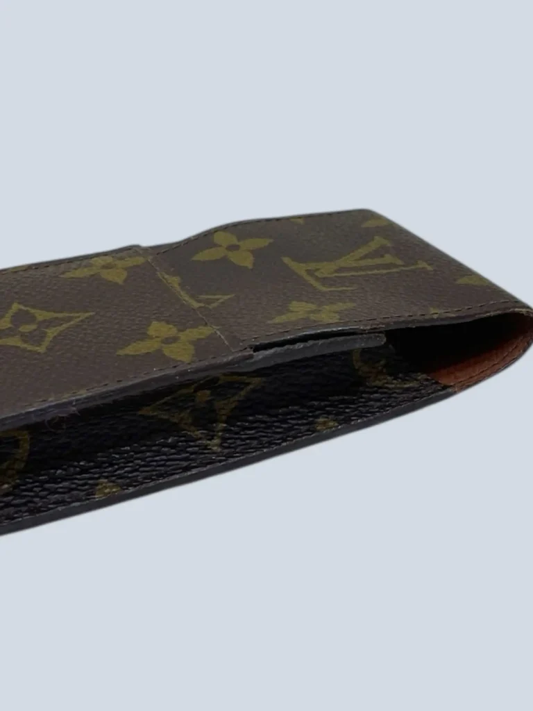 Monogram canvas and leather cigarette case, photo 4 of 6