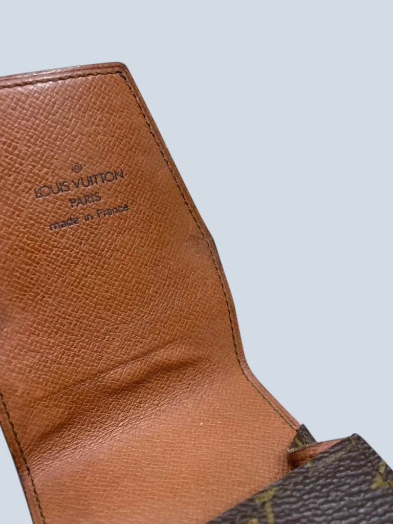 Monogram canvas and leather cigarette case, photo 6 of 6