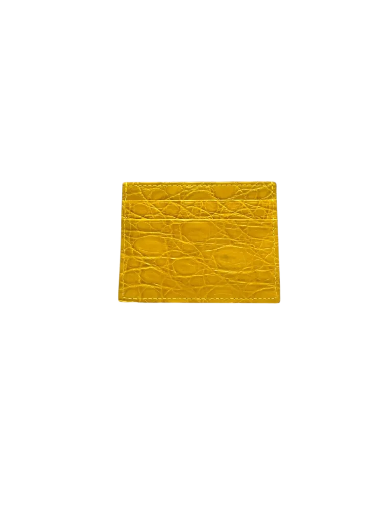 Exotic leather card holder, photo 2 of 3