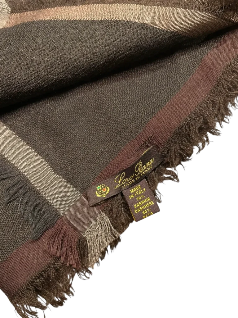 Sciarpa maxi in cachemire e seta., foto 6 di 6