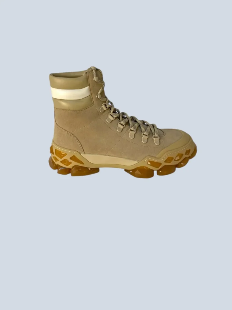Stivaletti Diamond x Hike/f in suede e gomma, 38,5.