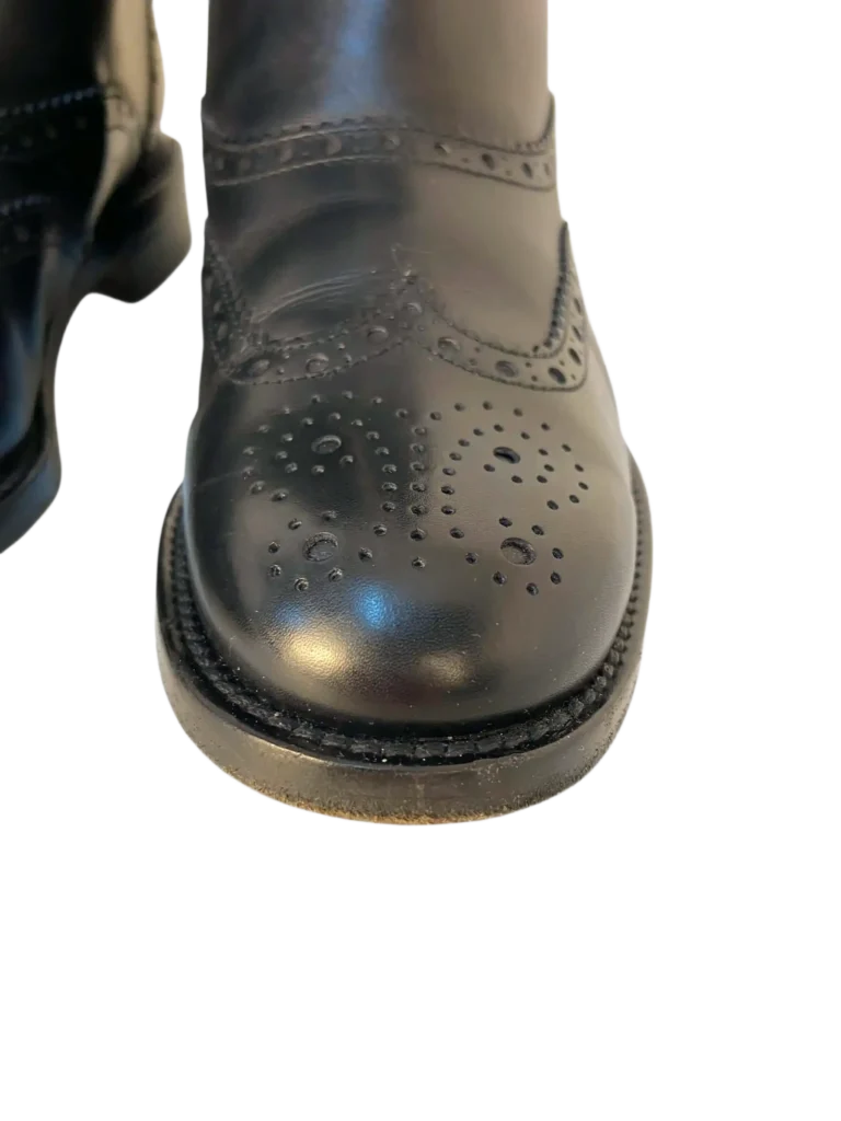 Stivaletti in pelle con dettagli Brogue., foto 8 di 8