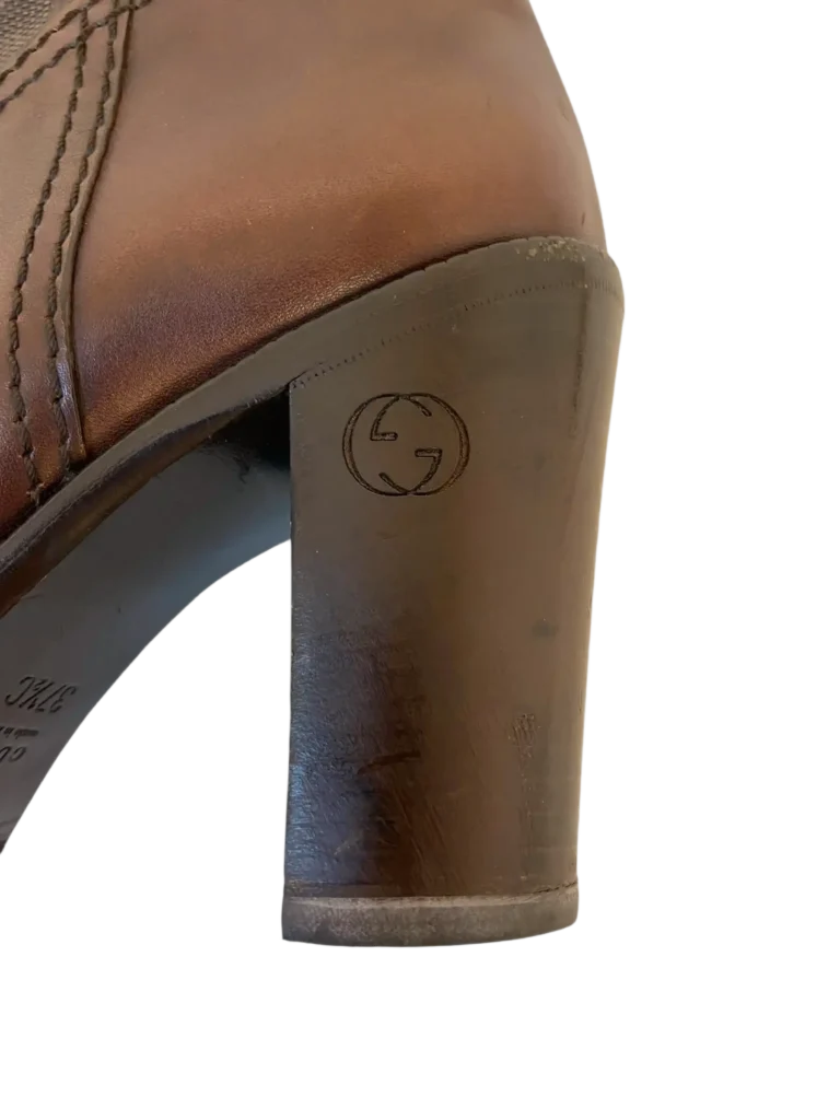 Stivali Major in tela Monogram e pelle., foto 9 di 11