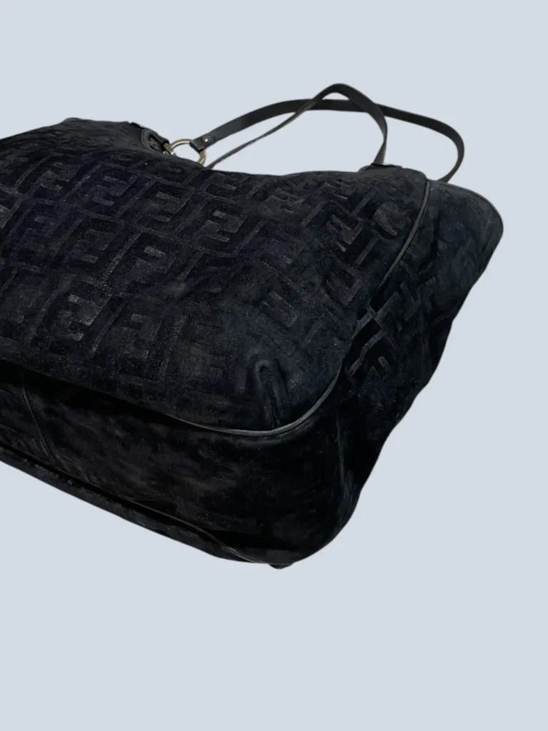 Borsa a spalla in pelle scamosciata Zucchino., foto 13 di 18