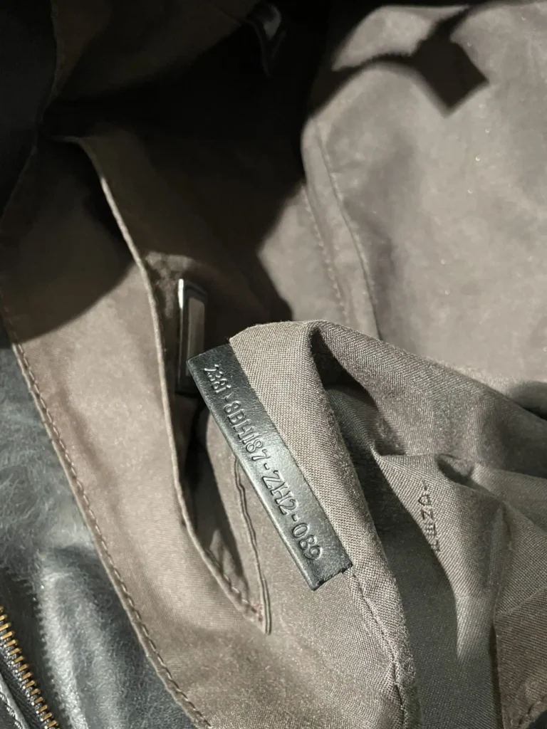 Borsa a spalla in pelle scamosciata Zucchino., foto 10 di 18