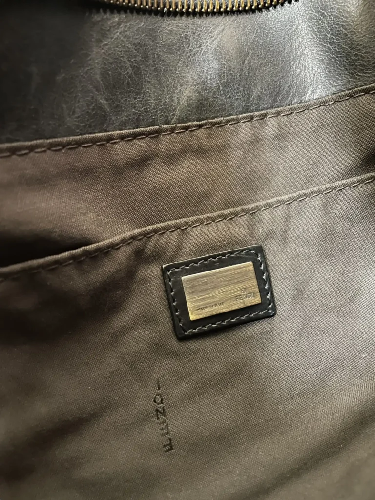Borsa a spalla in pelle scamosciata Zucchino., foto 11 di 18