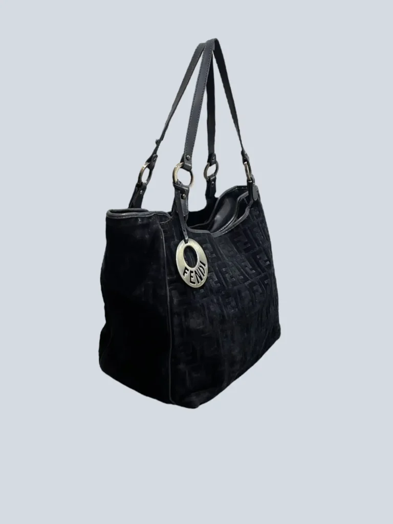 Borsa a spalla in pelle scamosciata Zucchino., foto 2 di 18