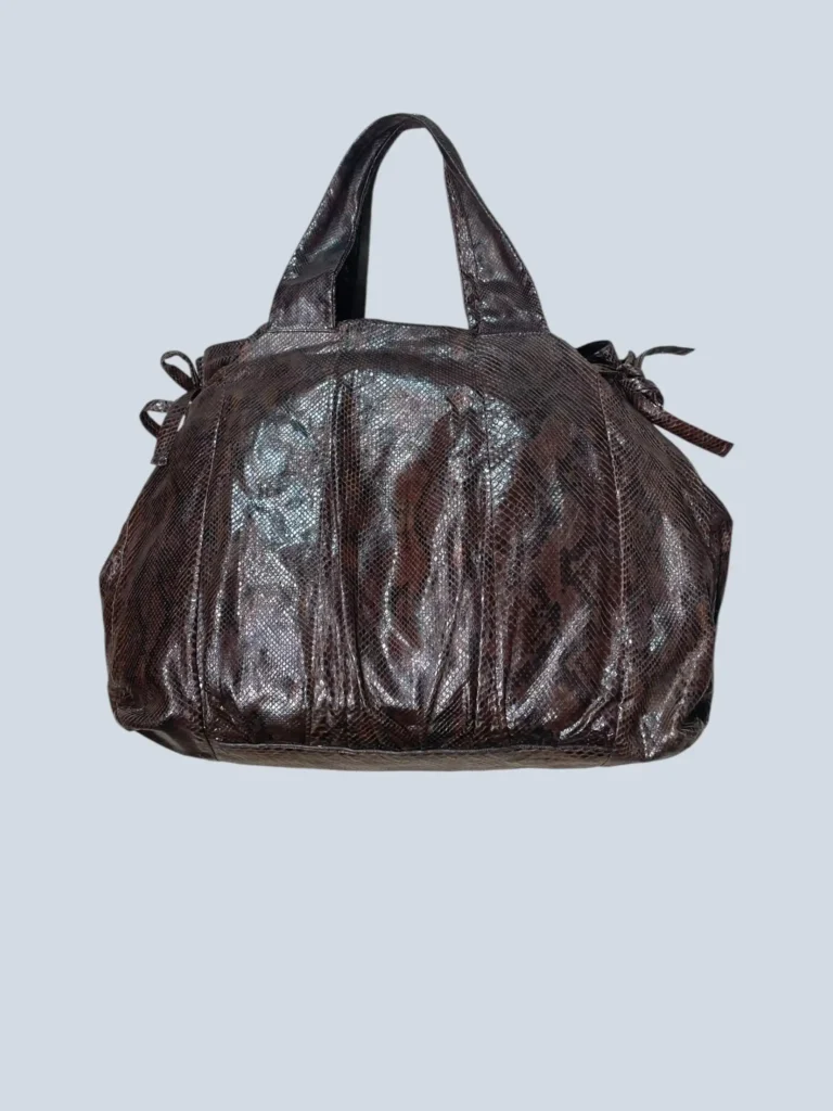 Hysteria Large exotic leather tote bag, photo 3 of 11