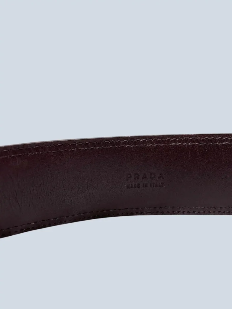 Hemp canvas and leather belt, 95., photo 5 of 8