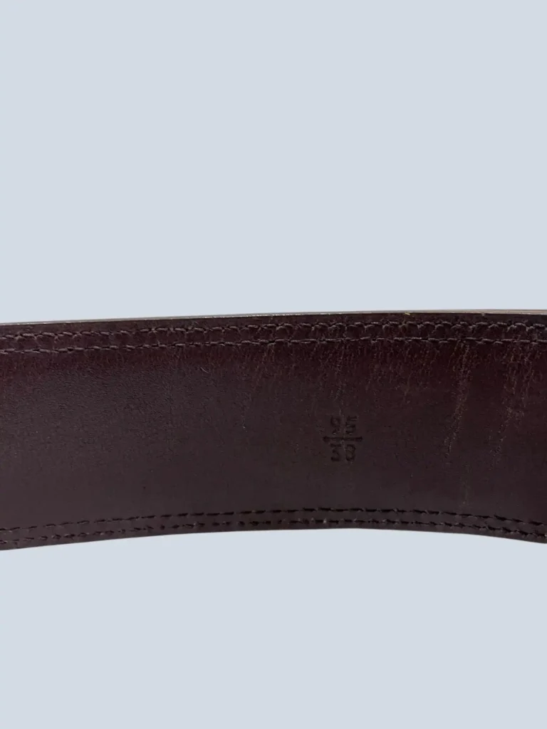 Hemp canvas and leather belt, 95., photo 6 of 8