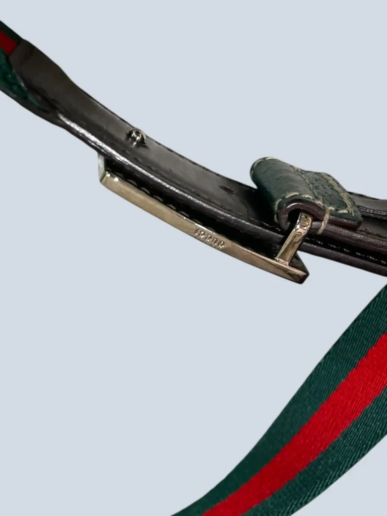 Web canvas belt with Horsebit buckle, 90., photo 3 of 4