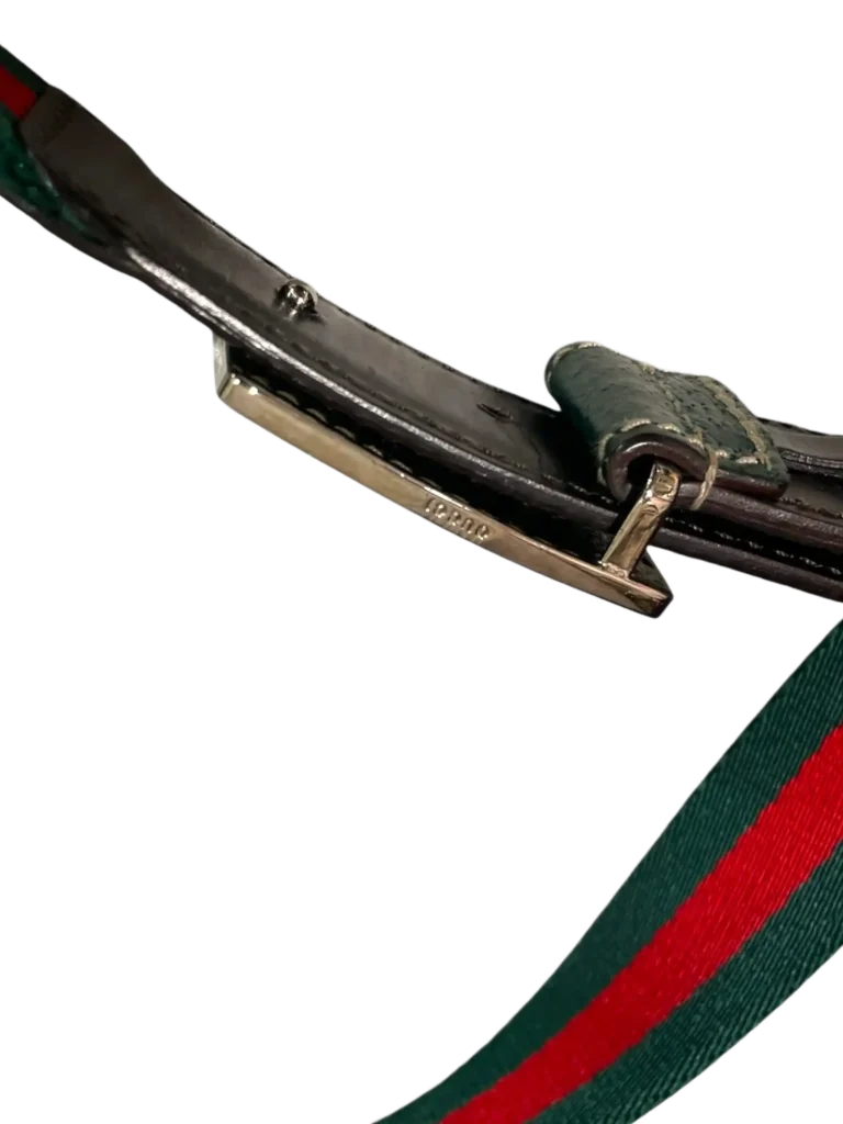 Web canvas belt with Horsebit buckle, 90., photo 3 of 4