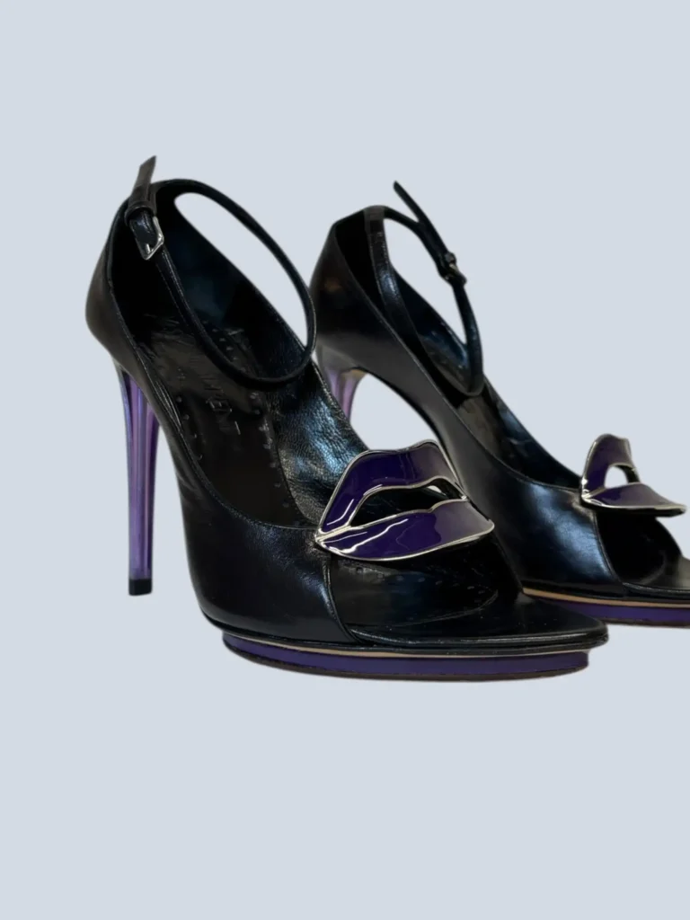 By Tom Ford, décolleté open toe in pelle, 37., foto 11 di 12