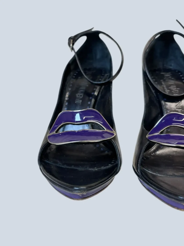 By Tom Ford, décolleté open toe in pelle, 37., foto 9 di 12