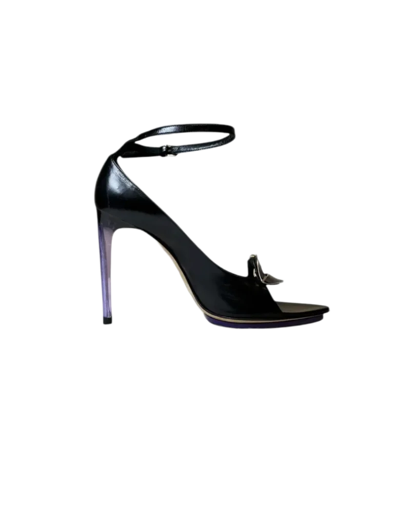 By Tom Ford, décolleté open toe in pelle, 37.