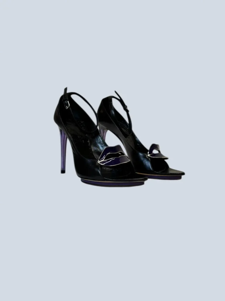 By Tom Ford, décolleté open toe in pelle, 37., foto 3 di 12