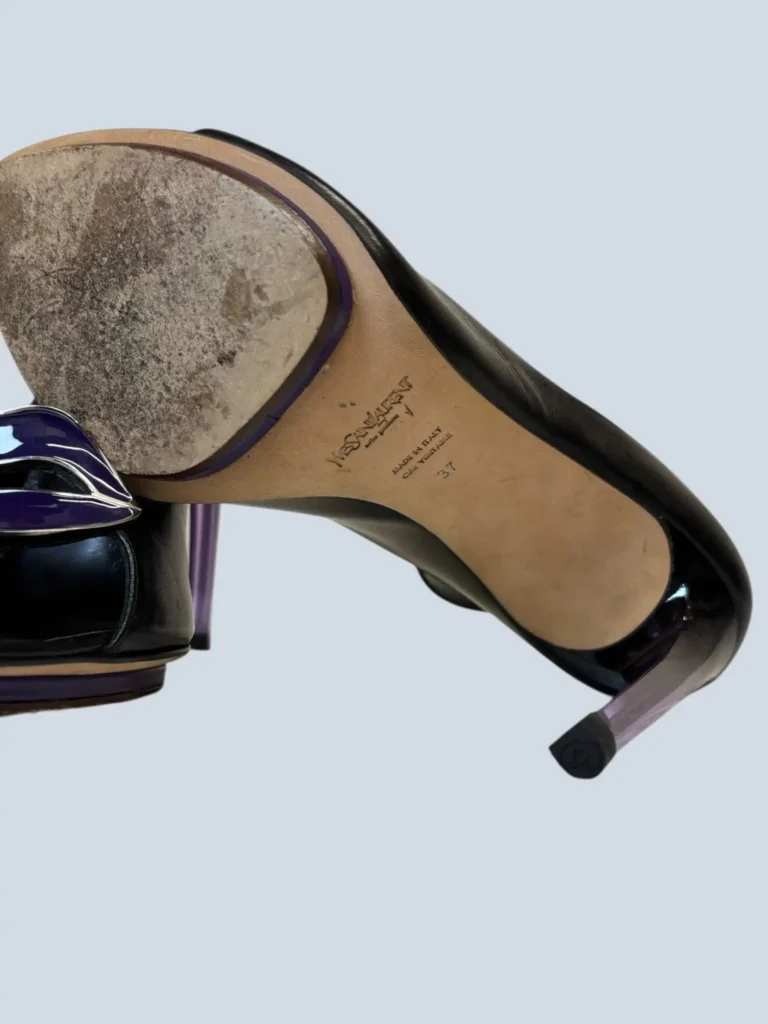By Tom Ford, décolleté open toe in pelle, 37., foto 7 di 12