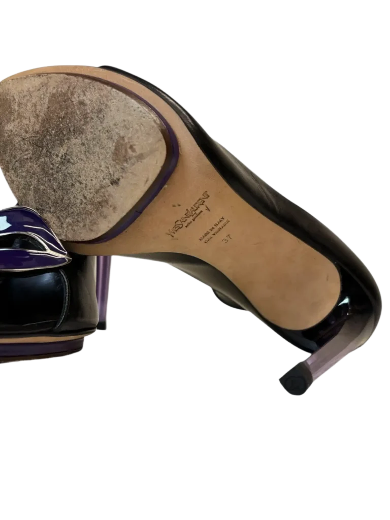 By Tom Ford, décolleté open toe in pelle., foto 7 di 12