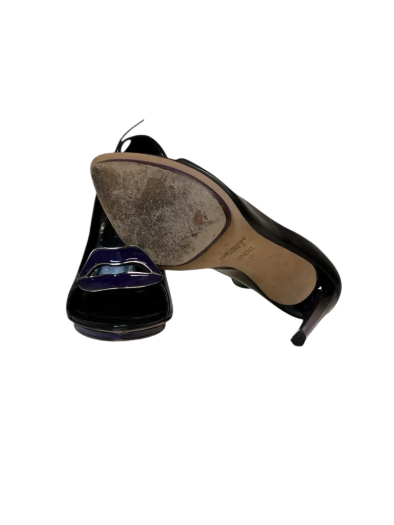 By Tom Ford, décolleté open toe in pelle., foto 6 di 12