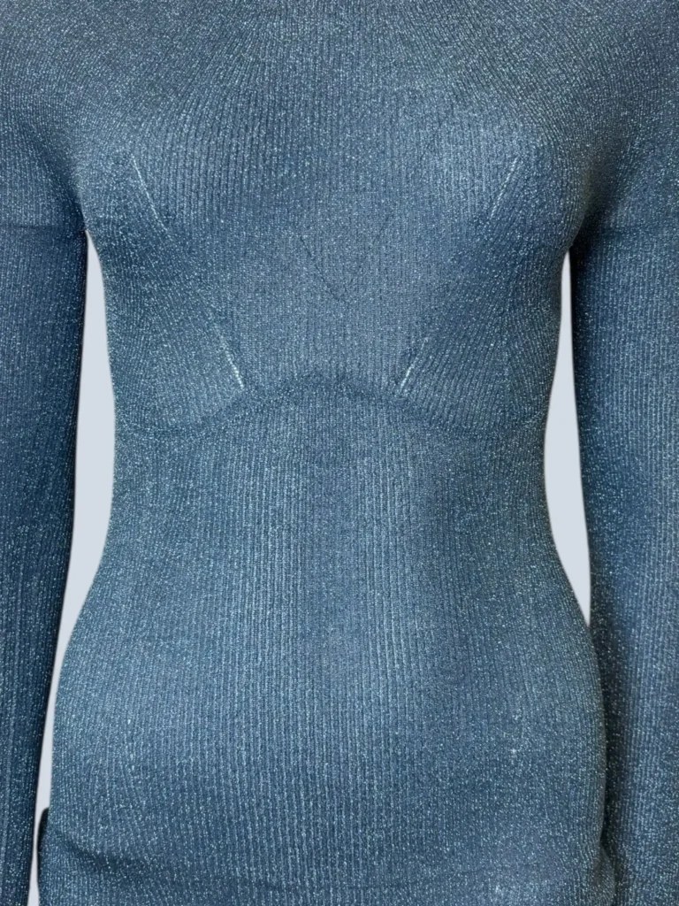 Lurex ribbed knit sweater, S., photo 8 of 8