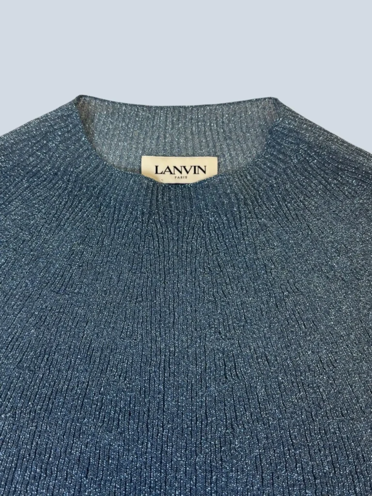 Lurex ribbed knit sweater, S., photo 5 of 8