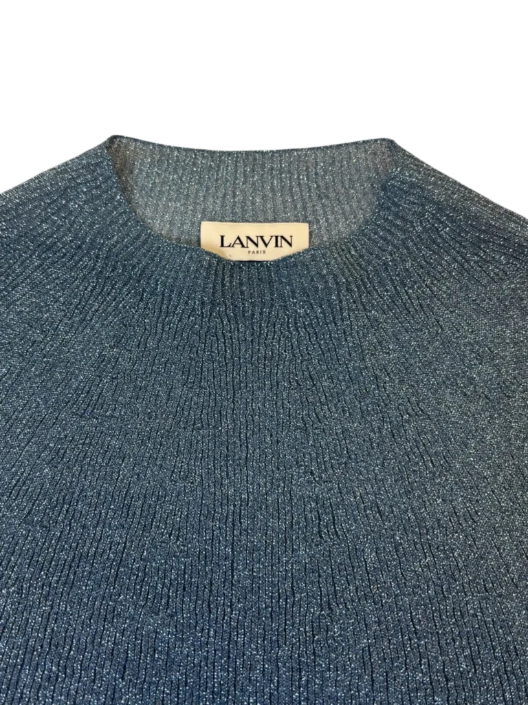 Maglione in maglia a coste in lurex, S., foto 5 di 8