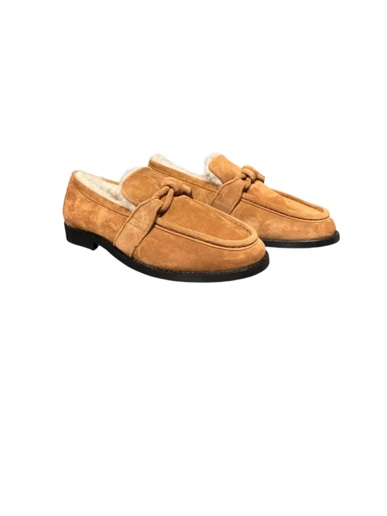 Mocassini Astaire in suede e shearling., foto 2 di 6