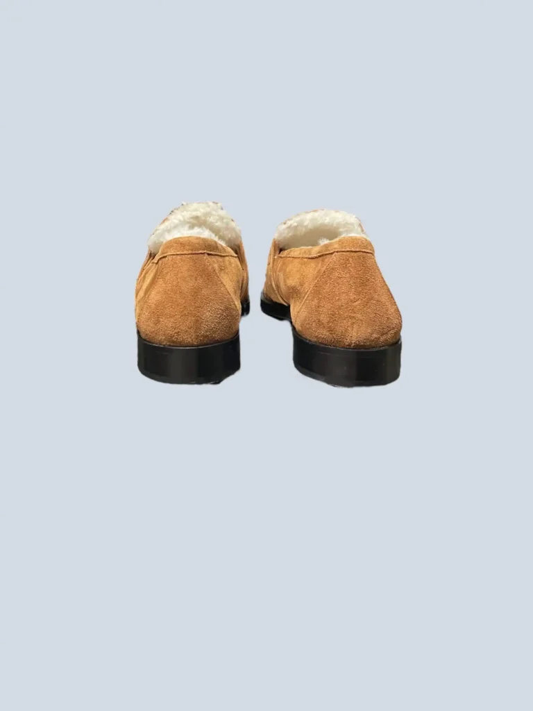 Mocassini Astaire in suede e shearling, 37., foto 4 di 6