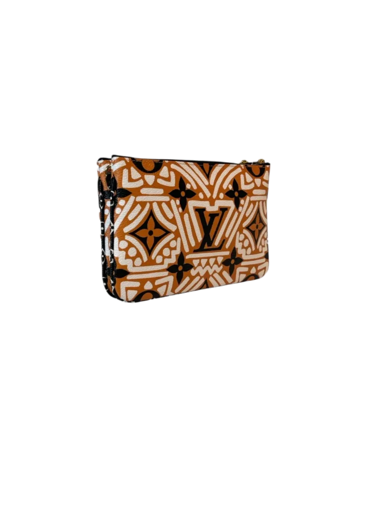 Borsa a tracolla pochette Double Zip Crafty in pelle., foto 3 di 14