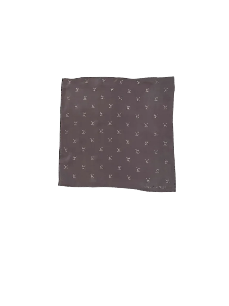 Pochette in seta Monogram.