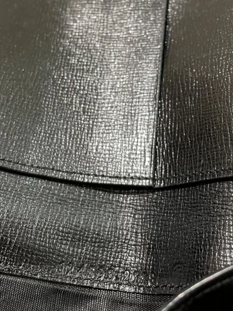 Grained leather wallet, photo 6 of 6