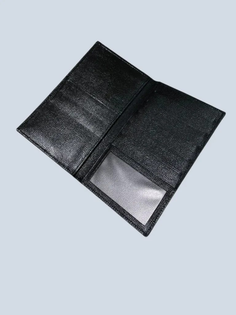 Grained leather wallet, photo 3 of 6
