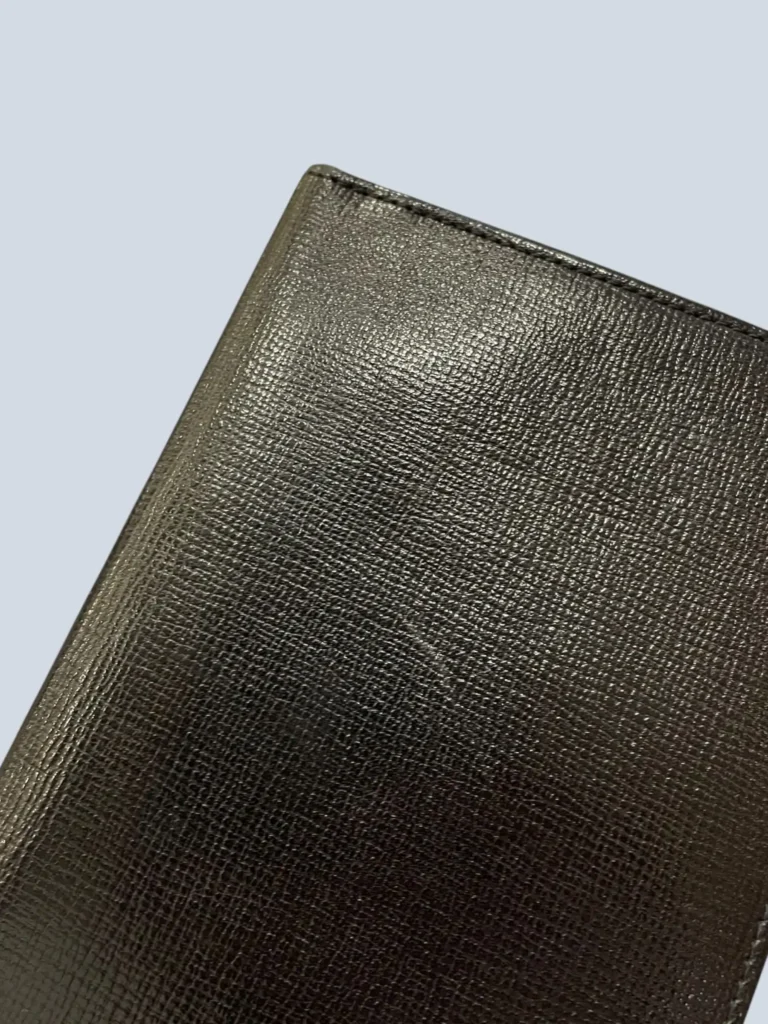 Grained leather wallet, photo 4 of 6