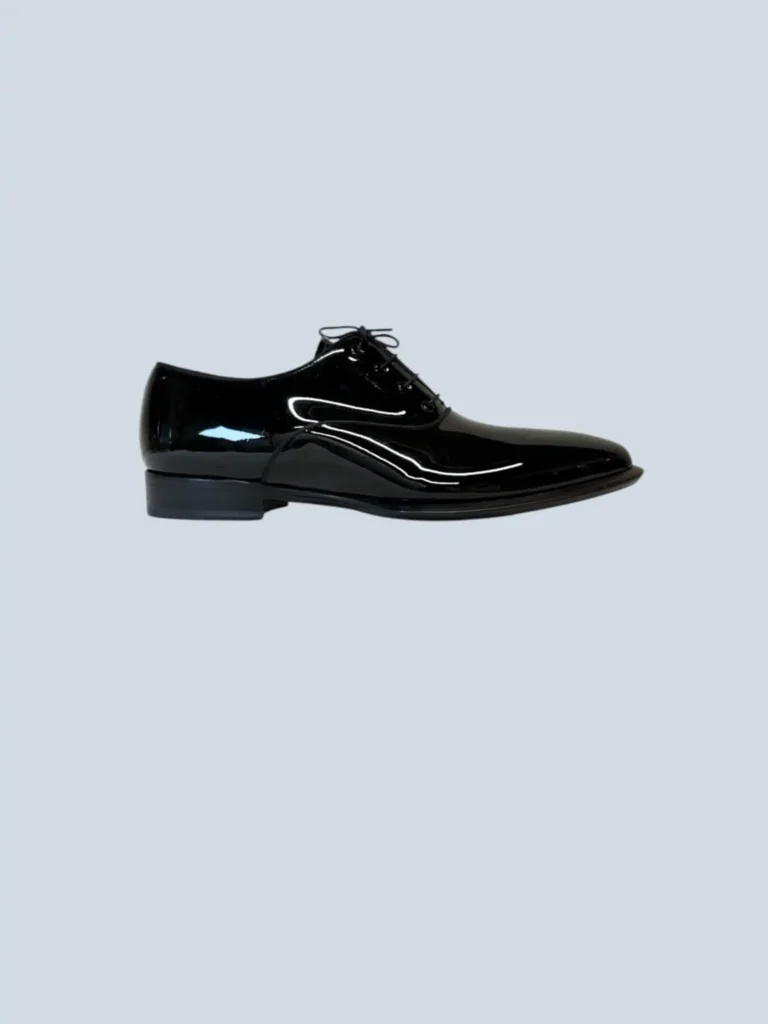 Scarpe stringate Oxford in vernice, 44.