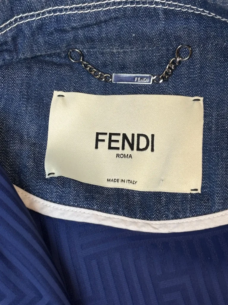 Blazer in denim di cotone con coulisse, 40., foto 4 di 5
