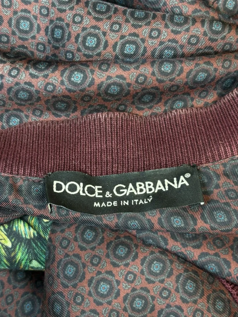 Silk peacock print bomber jacket, 52., photo 4 of 5