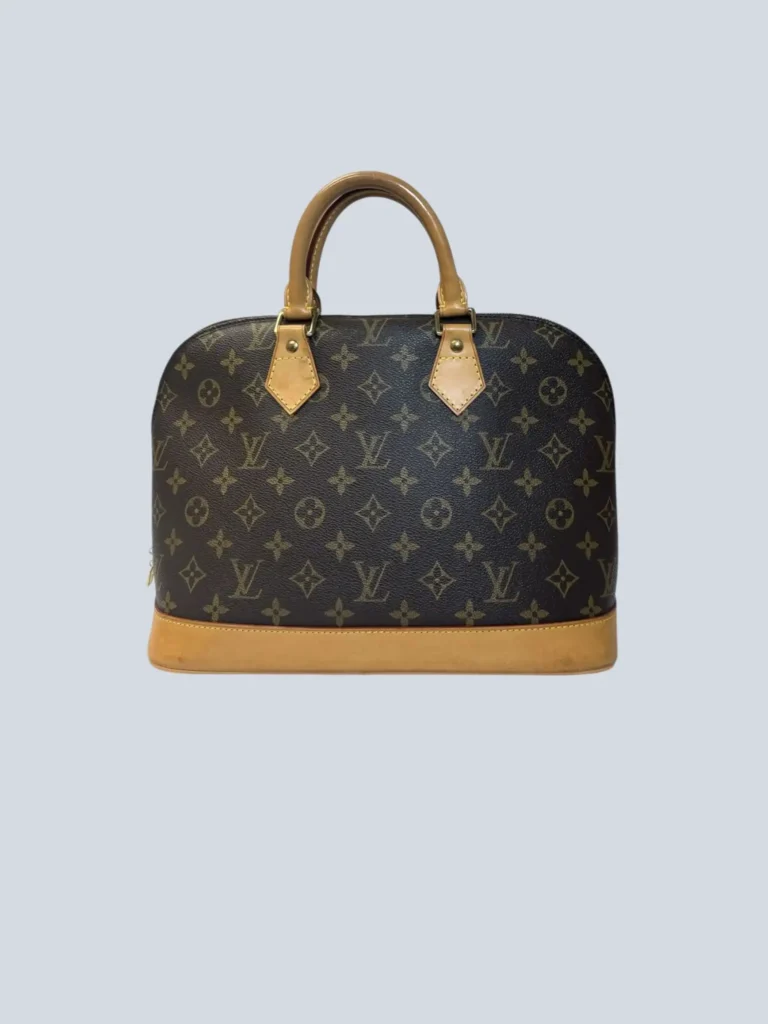 Alma PM Monogram canvas handbag.