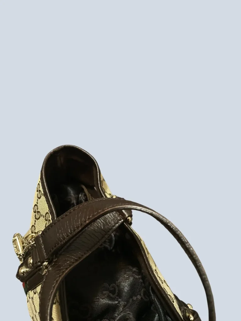 Borsa a mano Jolicoeur Mini in tela Monogram e pelle., foto 9 di 12
