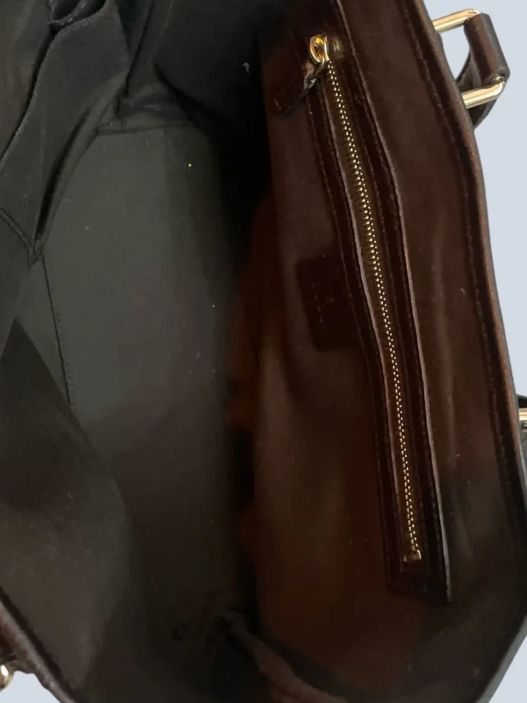 Borsa a mano Jolicoeur Mini in tela Monogram e pelle., foto 8 di 12