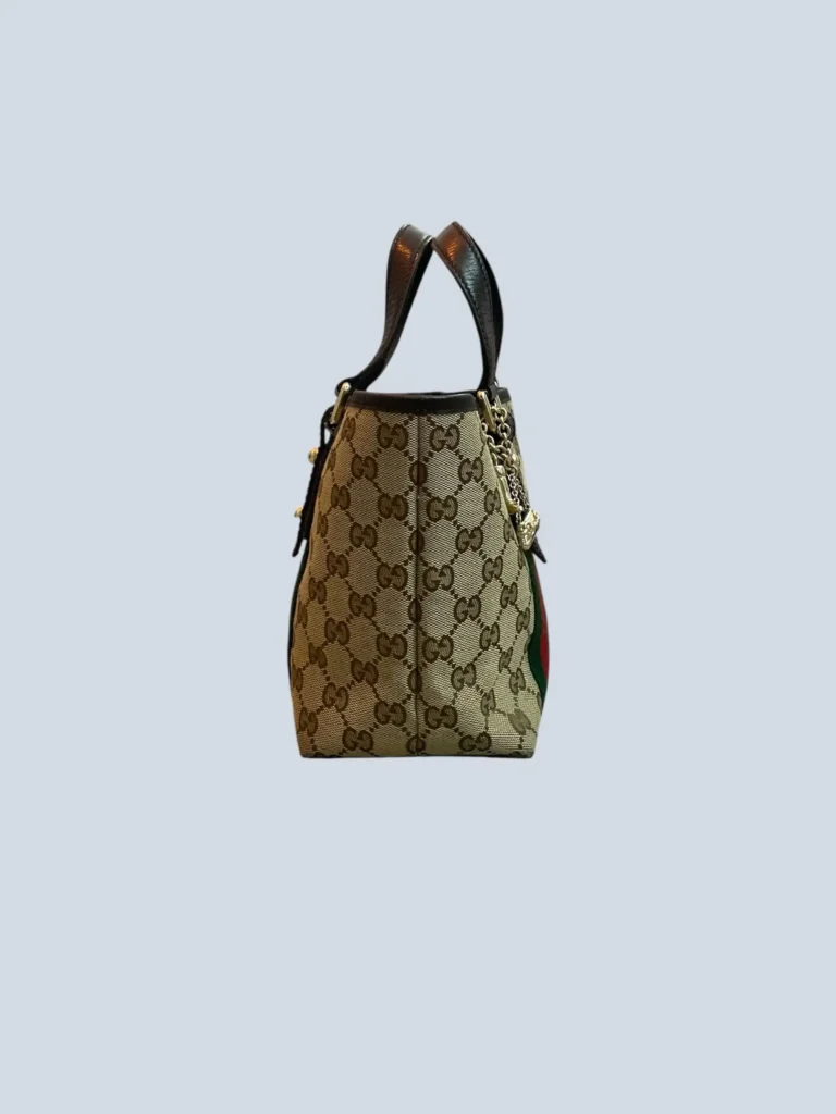 Borsa a mano Jolicoeur Mini in tela Monogram e pelle., foto 3 di 12