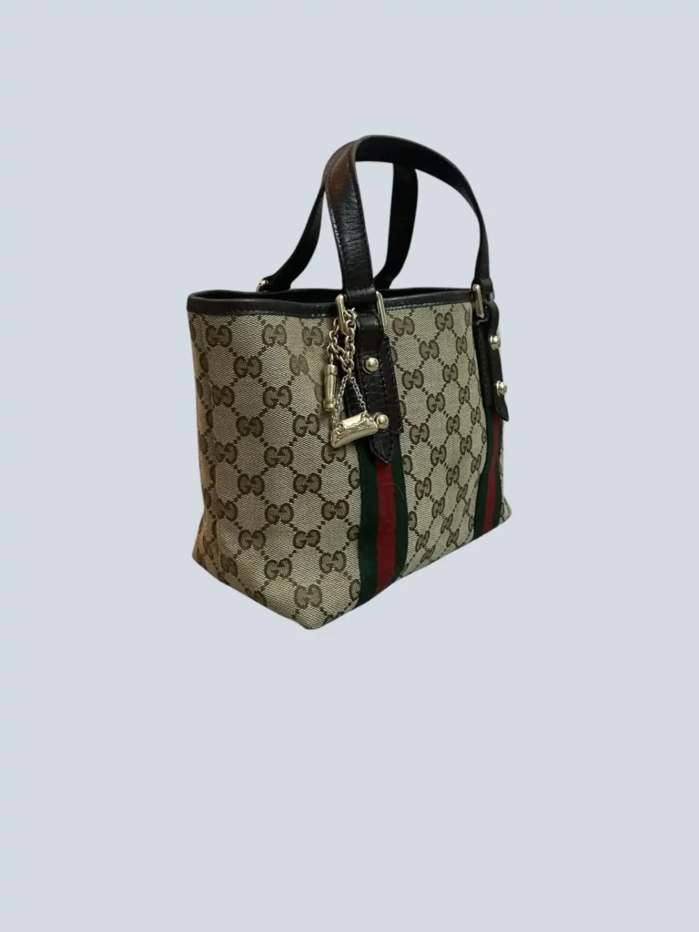 Borsa a mano Jolicoeur Mini in tela Monogram e pelle., foto 2 di 12