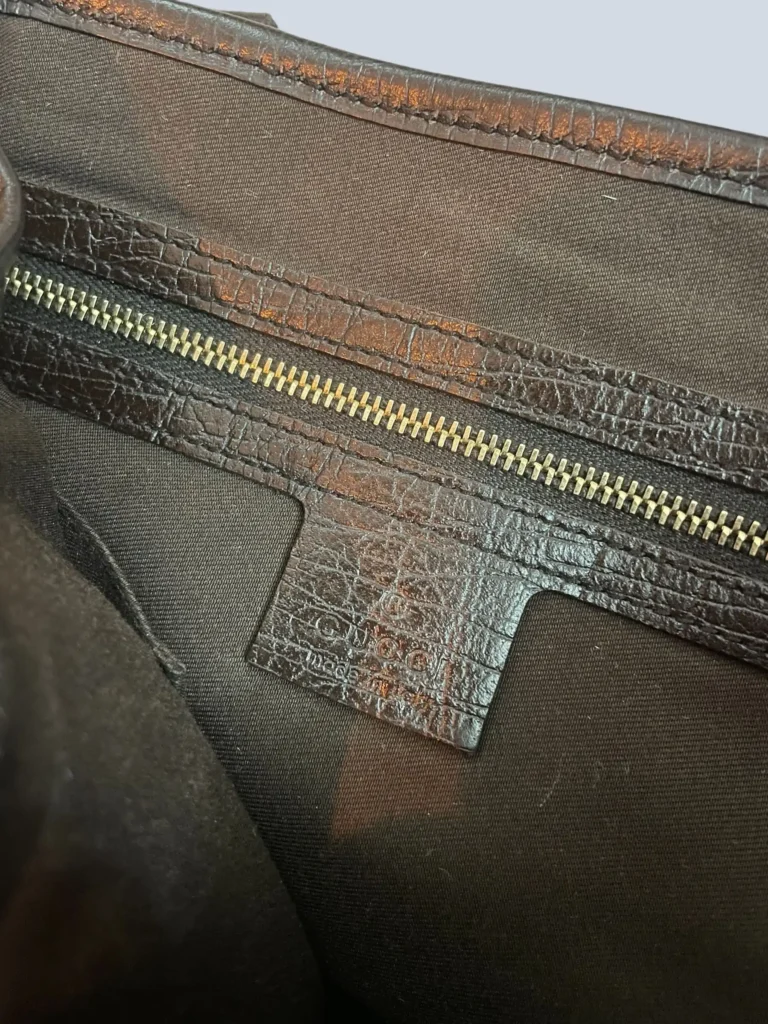 Borsa a mano Jolicoeur Mini in tela Monogram e pelle., foto 6 di 12