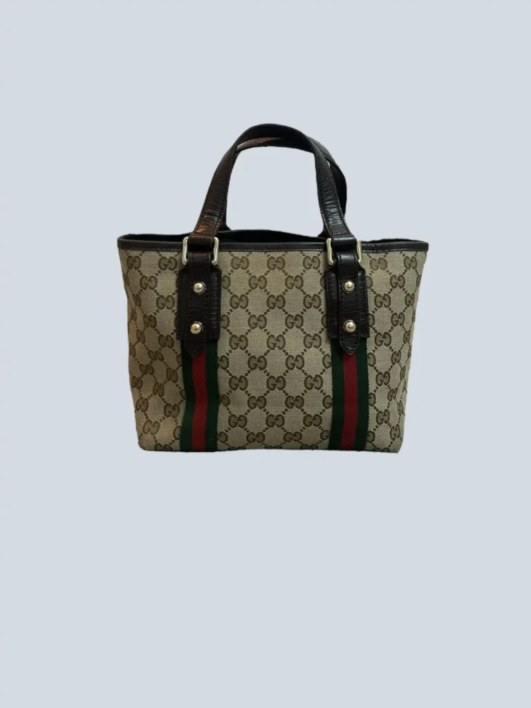Borsa a mano Jolicoeur Mini in tela Monogram e pelle., foto 4 di 12