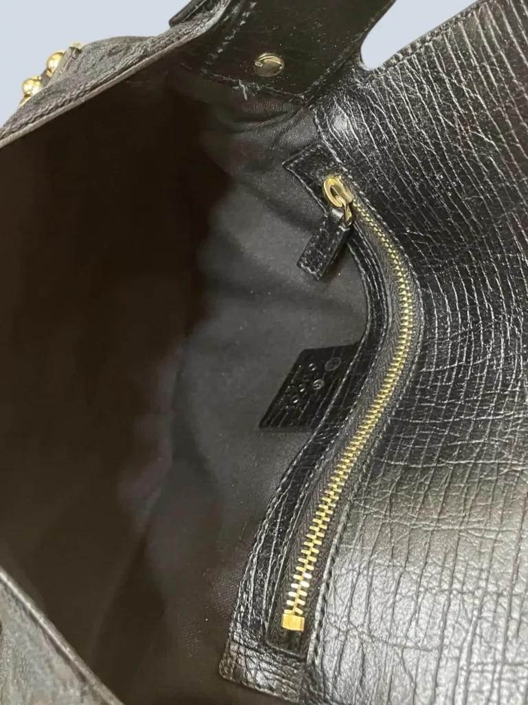 Horsebit Monogram canvas and leather shoulder bag, photo 5 of 14