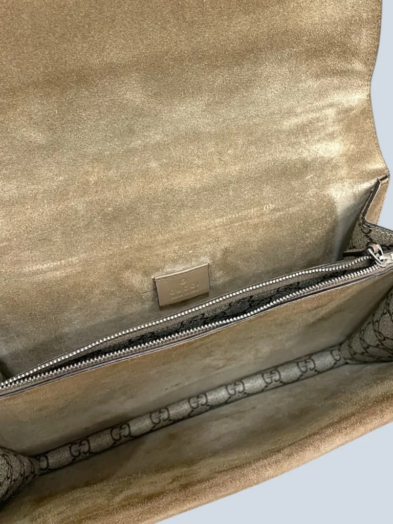 Borsa a spalla Dionysus Grande in tela Monogram e suede., foto 10 di 15