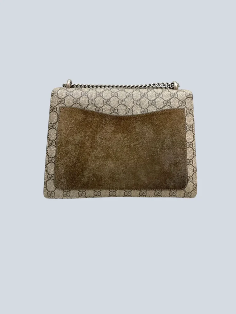 Borsa a spalla Dionysus Grande in tela Monogram e suede., foto 4 di 15