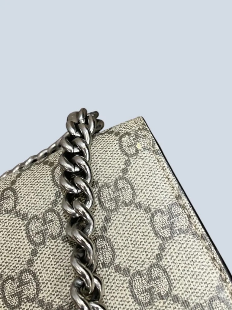 Borsa a spalla Dionysus Grande in tela Monogram e suede., foto 12 di 15
