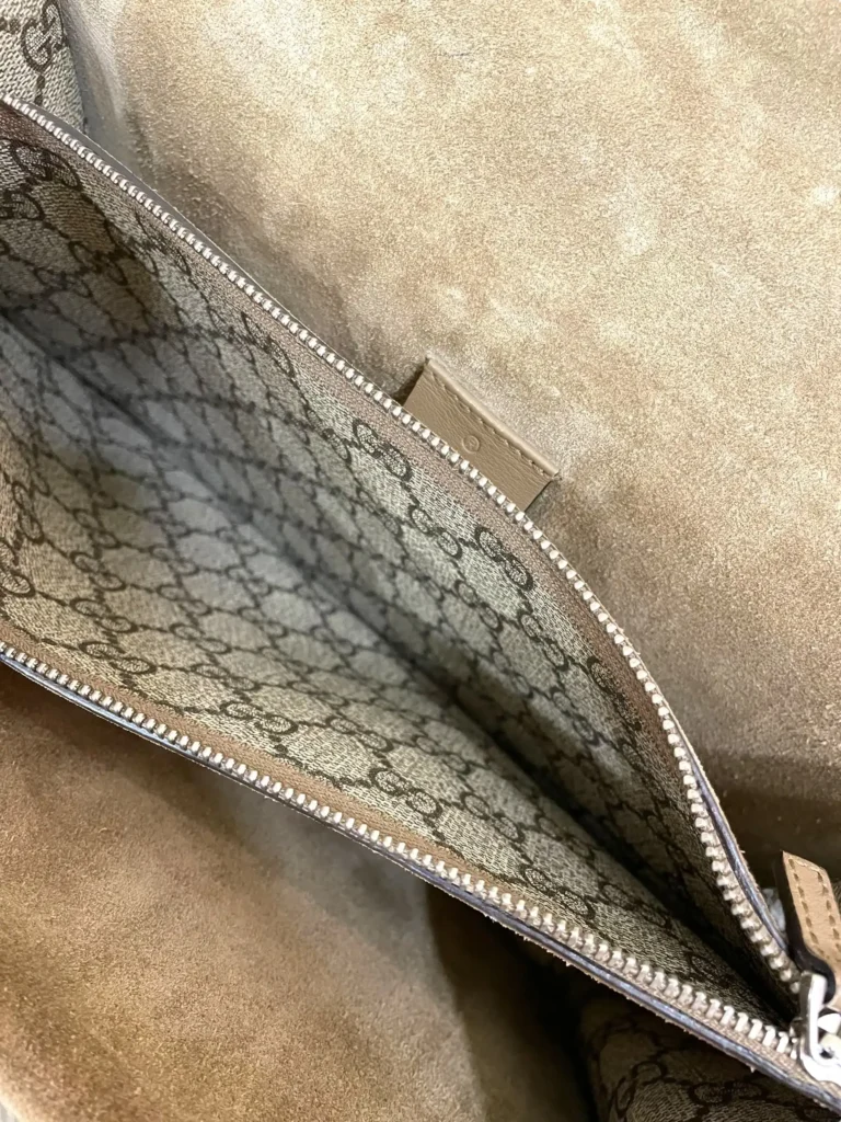 Borsa a spalla Dionysus Grande in tela Monogram e suede., foto 15 di 15