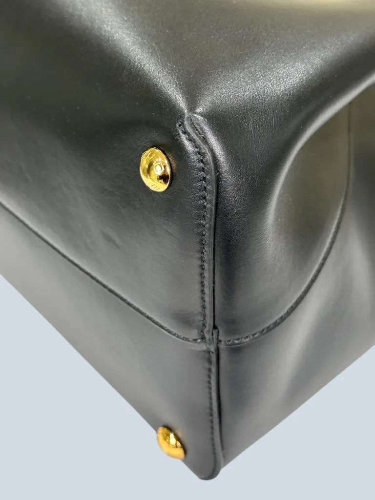 Libra medium leather Pegaso logo shopper shoulder bag, photo 9 of 10