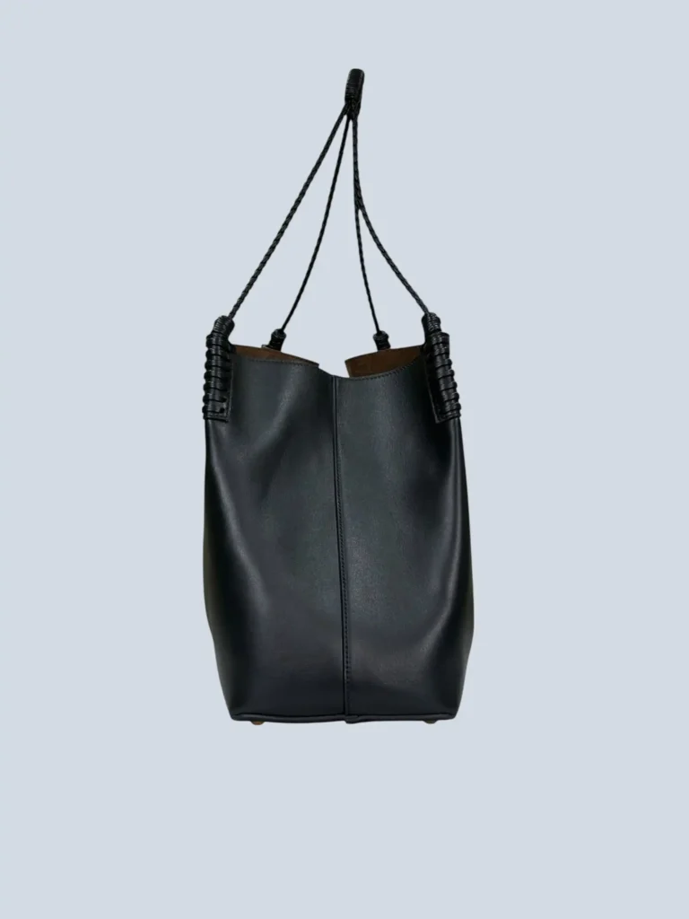 Libra medium leather Pegaso logo shopper shoulder bag, photo 3 of 10